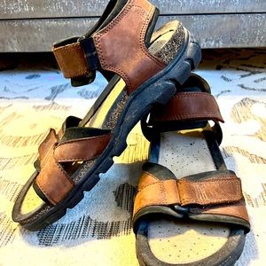 Ecco Brown Sandals  Mens Size 42 8-8.5